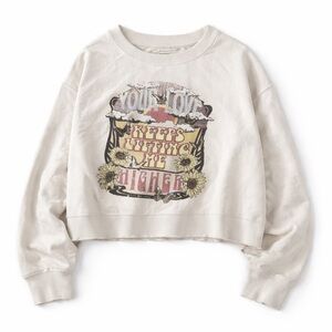 Cream Graphic Sweatshirt